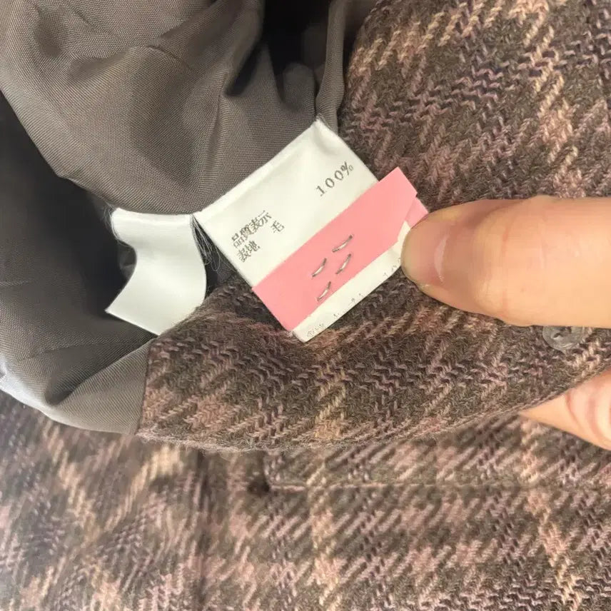 [BUNJANG] Lelian Vintage Brown Check Jacket / 일본빈티지_레리안  브라운 체크자켓 (드라이완료)