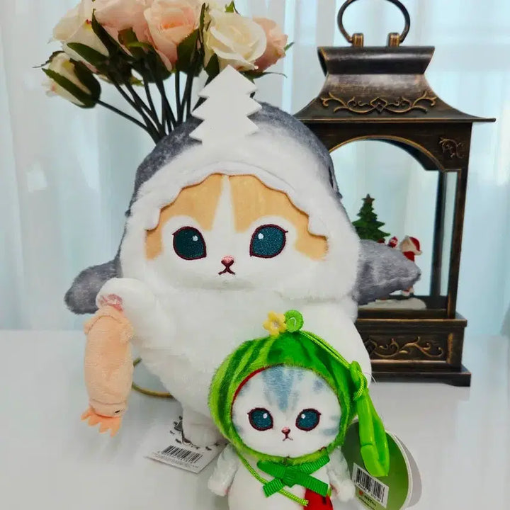 [BUNJANG] Mofusand Plush Doll and Keyring Set / 모후샌드 인형+ 키링세트 새상품