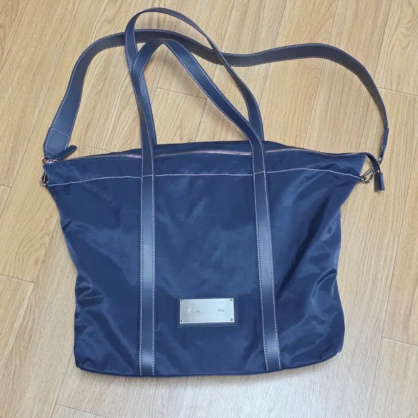 [SOLD OUT] 마뗑킴 martin kim 네이비 토트백 겸 숄더백