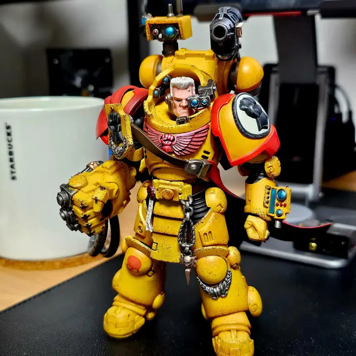 [BUNJANG] JoyToy Warhammer Imperial Fists Captain Tor Garadon Figure / 조이토이 워해머 임페리얼 피스트 캡틴 토르 가라돈 (노박스)