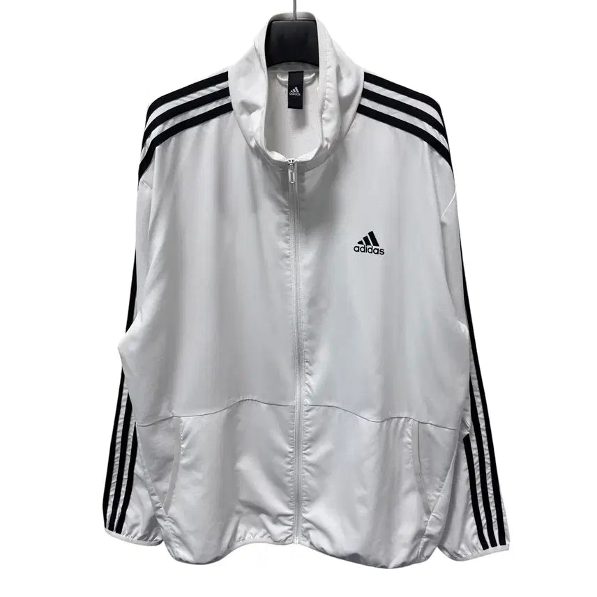 [BUNJANG] Adidas White Track Top Jacket / 아디다스 화이트 트랙탑 자켓