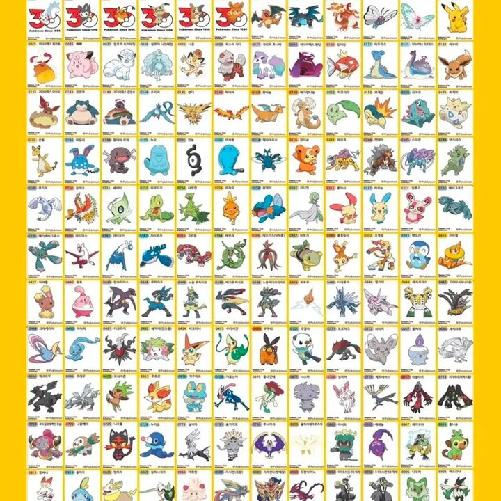[BUNJANG] Pokemon Season 5 Tteokbokki Sticker / 포켓몬 시즌5 띠부씰