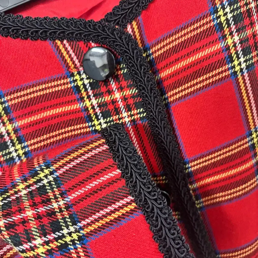[BUNJANG] Vintage Tartan Check Jacket / 마국빈티지ㅡ타탄체크 자켓