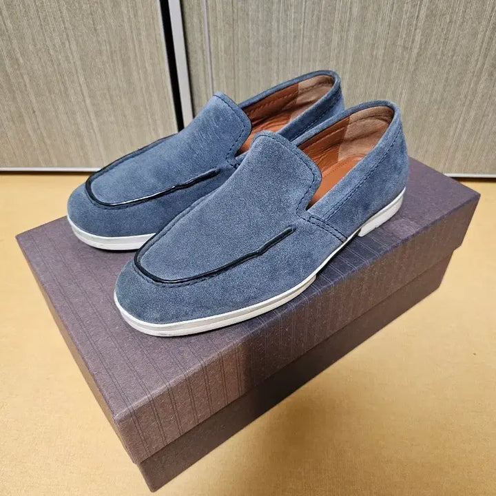 [BUNJANG] Ermenegildo Zegna Suede Loafers 245 / 제냐 로퍼 스웨이드 245