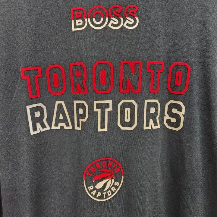 [BUNJANG] NBA BOSS Toronto Raptors Black T-shirt / NBA *BOSS 블랙 반팔 라운드티 105-110사이즈 k616