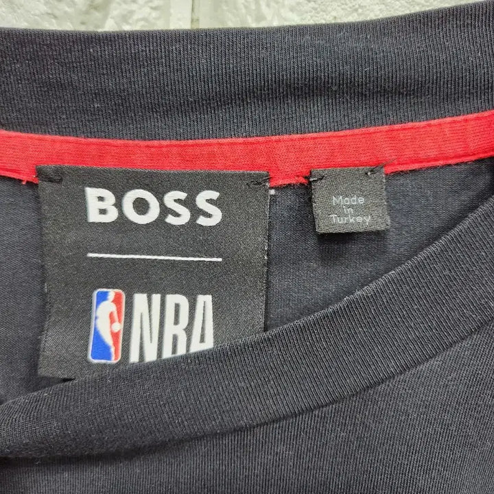 [BUNJANG] NBA BOSS Toronto Raptors Black T-shirt / NBA *BOSS 블랙 반팔 라운드티 105-110사이즈 k616