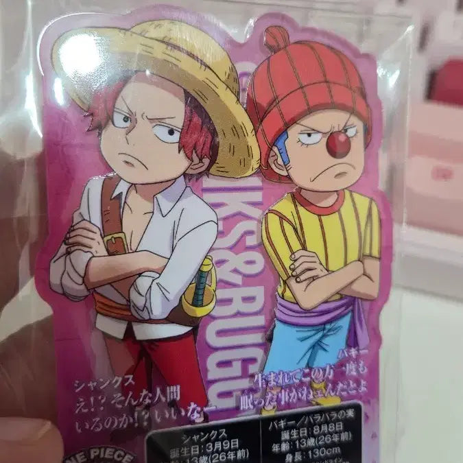[BUNJANG] One Piece Shanks &amp; Buggy Chibi Acrylic Stand / 원피스 샹크스&amp;버기 치비 아크릴