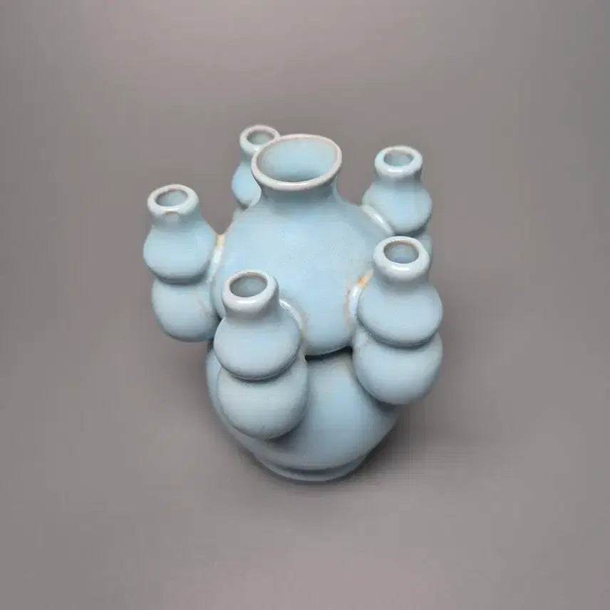 [BUNJANG] Northern Song Dynasty Yaozhou Celadon Lotus Ewer / 북송 여요 청자 천청유 오련호로병 중국도자기 골동품 고미술품 수집품