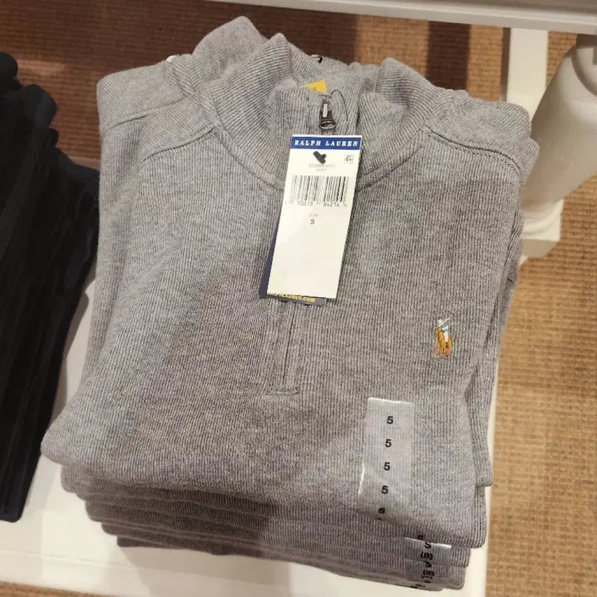 [BUNJANG] Polo Ralph Lauren Boys Half Zip-Up Gray XL / 폴로 랄프로렌 보이즈 하프 집업 그레이 18-20 XL