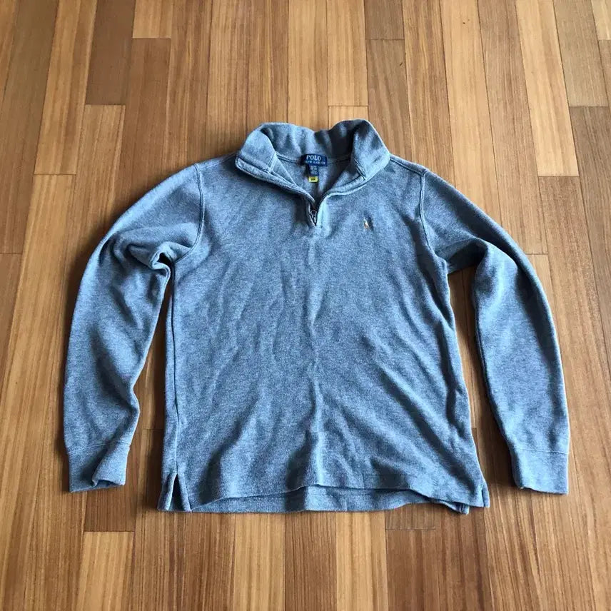 [BUNJANG] Polo Ralph Lauren Boys Half Zip-Up Gray XL / 폴로 랄프로렌 보이즈 하프 집업 그레이 18-20 XL