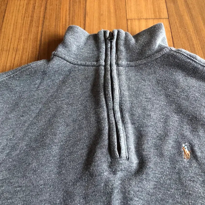[BUNJANG] Polo Ralph Lauren Boys Half Zip-Up Gray XL / 폴로 랄프로렌 보이즈 하프 집업 그레이 18-20 XL