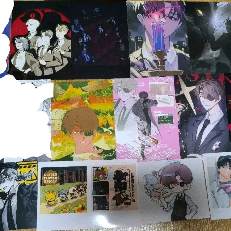 [BUNJANG] Kwai-dam Chulgeun Hyonmu 1 Team D-jo Security Team Postcard, Print, Photocard, Sticker / 괴담출근 현무1팀 D조 경비조 엽서 프박 포카 스티커 찌라시