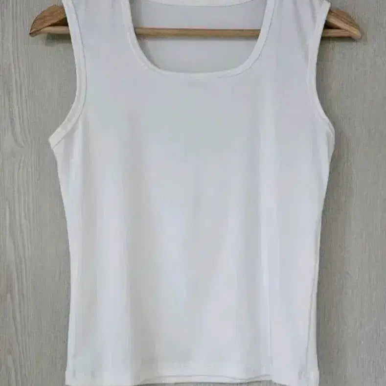 [BUNJANG] Square Neck Sleeveless Top - Black / 가을용 스퀘어넥 나시 블랙새상품