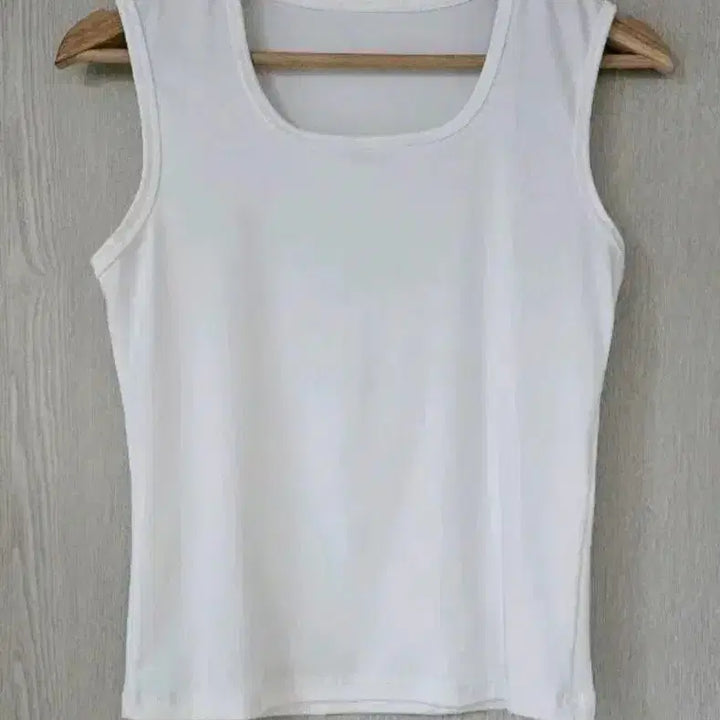 [BUNJANG] Square Neck Sleeveless Top - Black / 가을용 스퀘어넥 나시 블랙새상품