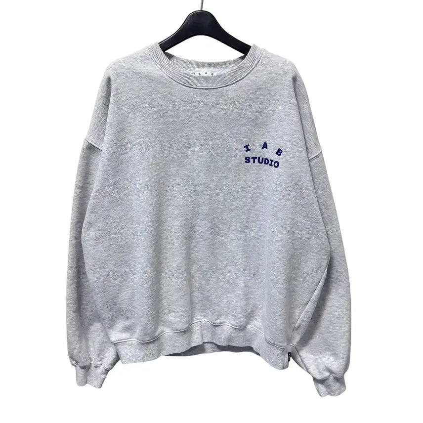 [BUNJANG] Iab Studio Light Gray Sweatshirt XXL / 아이앱 스튜디오 라이트그레이 맨투맨