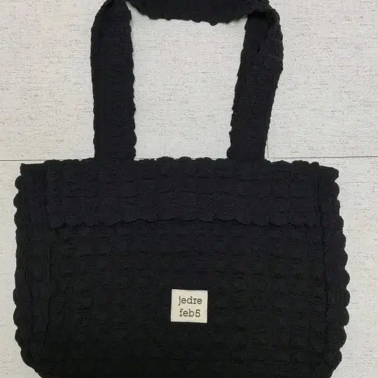 [SOLD OUT] [미사용 새상품]제드레페브5 크로플 숄더백 블랙
