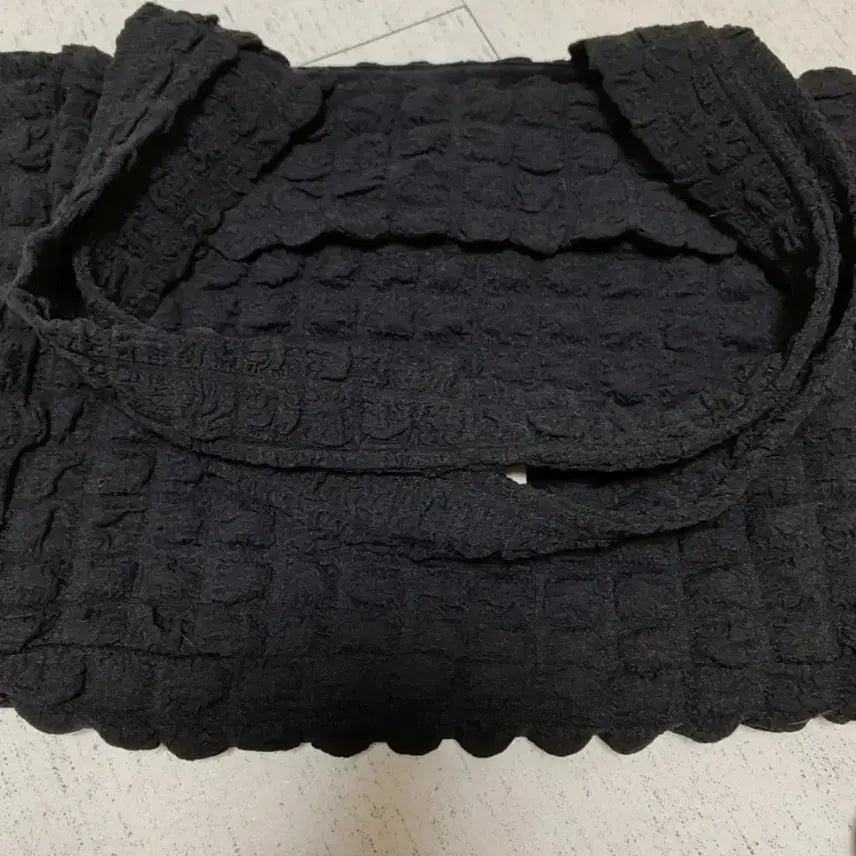[SOLD OUT] [미사용 새상품]제드레페브5 크로플 숄더백 블랙