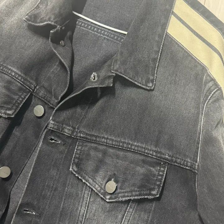 [BUNJANG] Palm Angels Denim Jacket / [L] 팜엔젤스 데님자켓