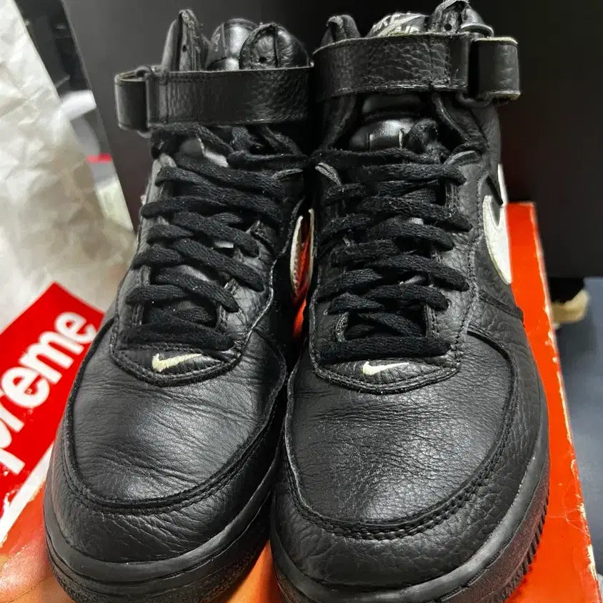 [BUNJANG] 1995 Nike Air Force 1 High "NYC" Black - Size 275 (US 9.5) / 95년 나이키 에어포스 1 하이 NYC 275 박스