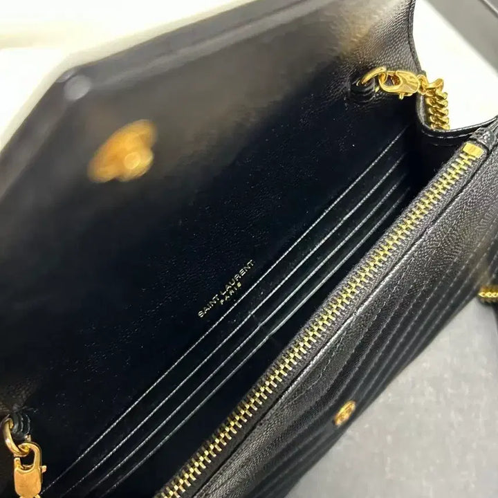 [BUNJANG] Ys/L Gold Chain Crossbody Bag / Ys//L 골드 체인 크로스백 사용감 거의 없음! 정품 더스트백 포함