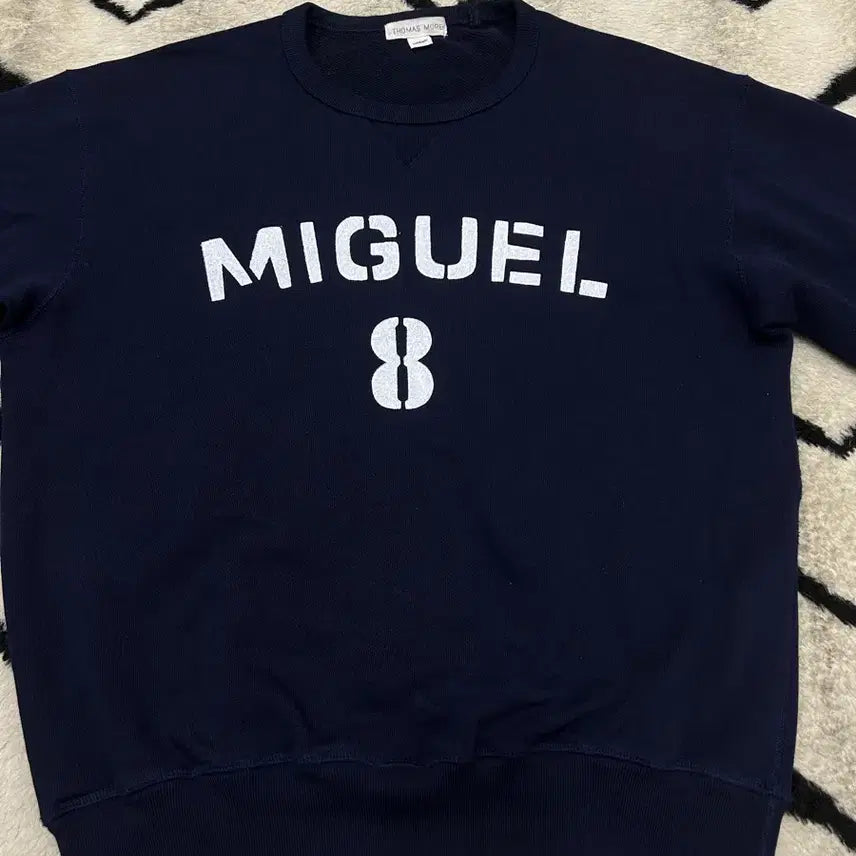 [BUNJANG] Thomas Moore Miguel Sweatshirt Navy (M) / [M]토마스모어 미구엘 맨투맨/네이비