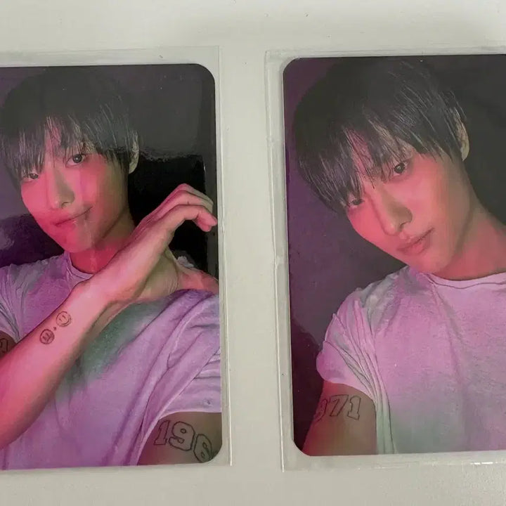 [BUNJANG] WOODZ Cho Seung Youn POB Photocard Set / WOODZ 우즈 조승연 보랏빛(?) 승연 특전 포카(미개봉)세트