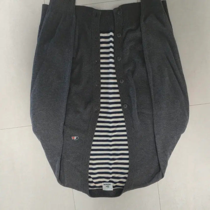 [BUNJANG] Lacoste Gray Cardigan M / 라코스테 그레이 가디건 M