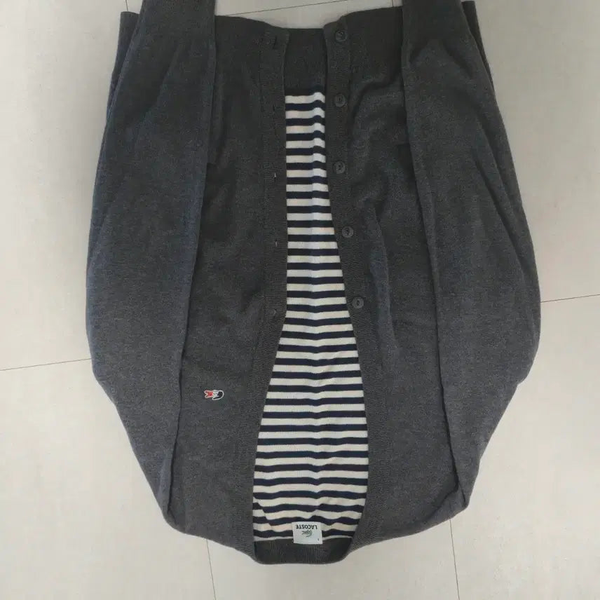 [BUNJANG] Lacoste Gray Cardigan M / 라코스테 그레이 가디건 M