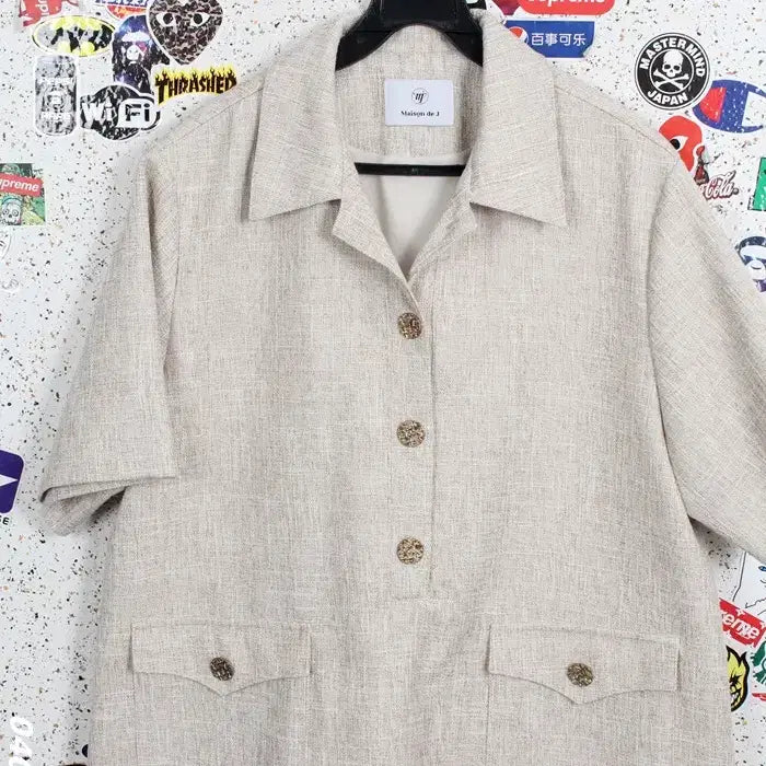 [BUNJANG] Maison de J Basic Shirt Dress BG / 여성F / 메종드제이 베이직 셔츠원피스BG 12-6