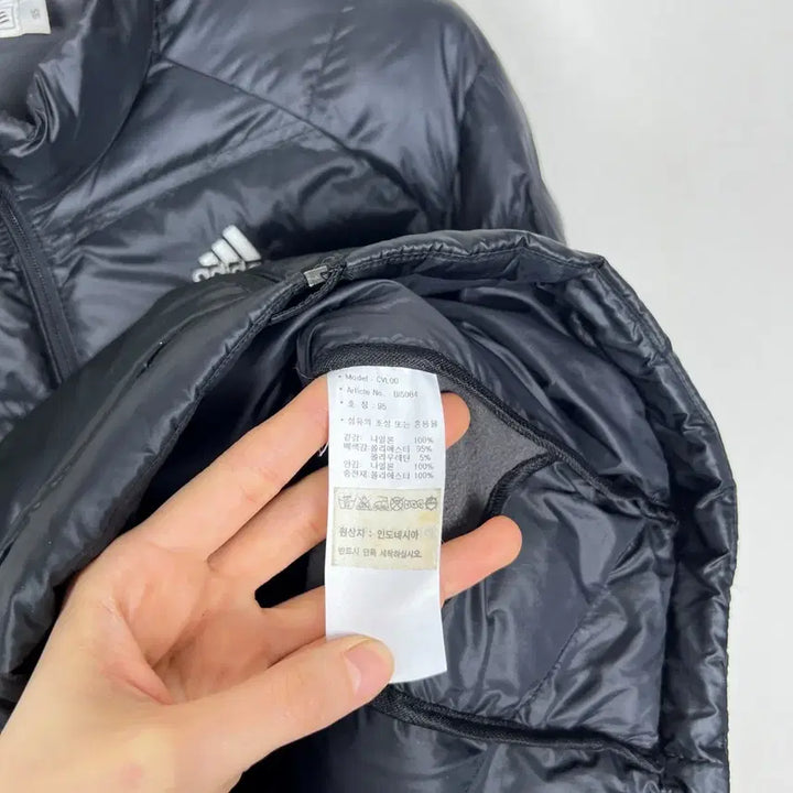 [BUNJANG] Adidas Adipure Black Lightweight Padded Jacket Men&