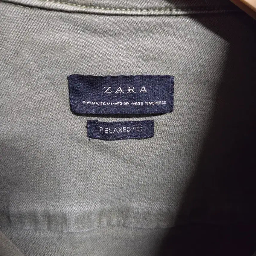 [BUNJANG] ZARA Khaki Field Shirt / ZARA 카키 야상 셔츠 100
