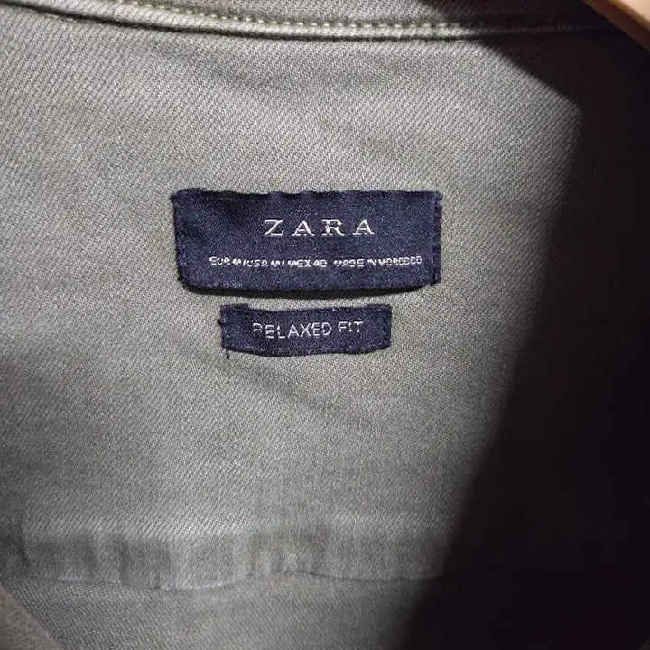 [BUNJANG] ZARA Khaki Field Shirt / ZARA 카키 야상 셔츠 100