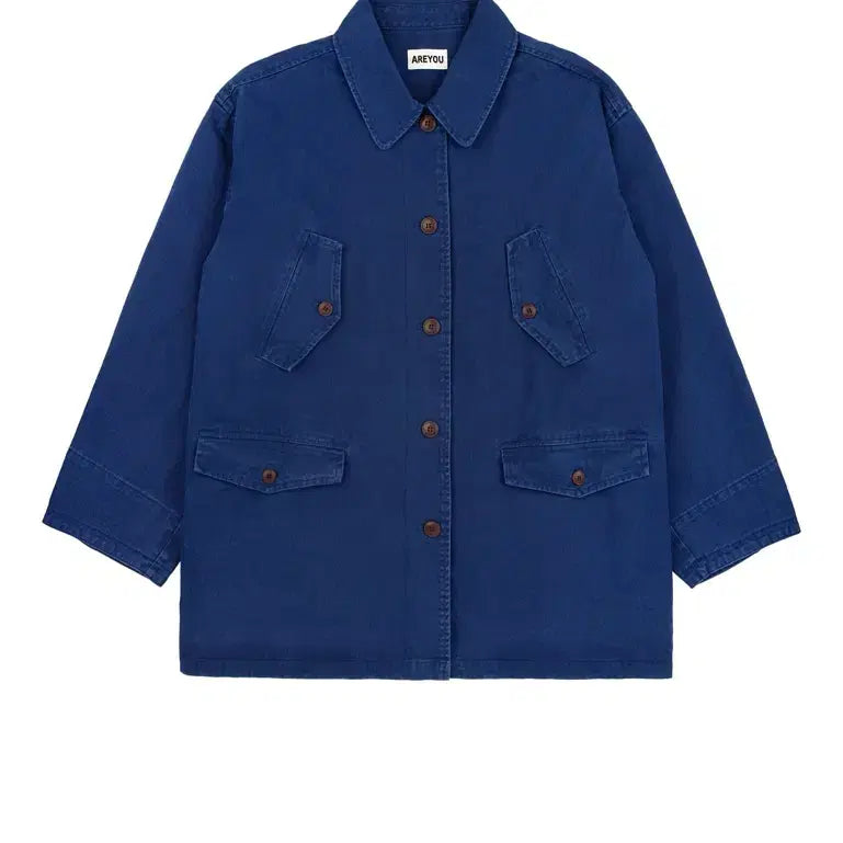 [BUNJANG] AREYOU Blue Work Jacket / (새상품) 아유 AREYOU 블루 워크 자켓