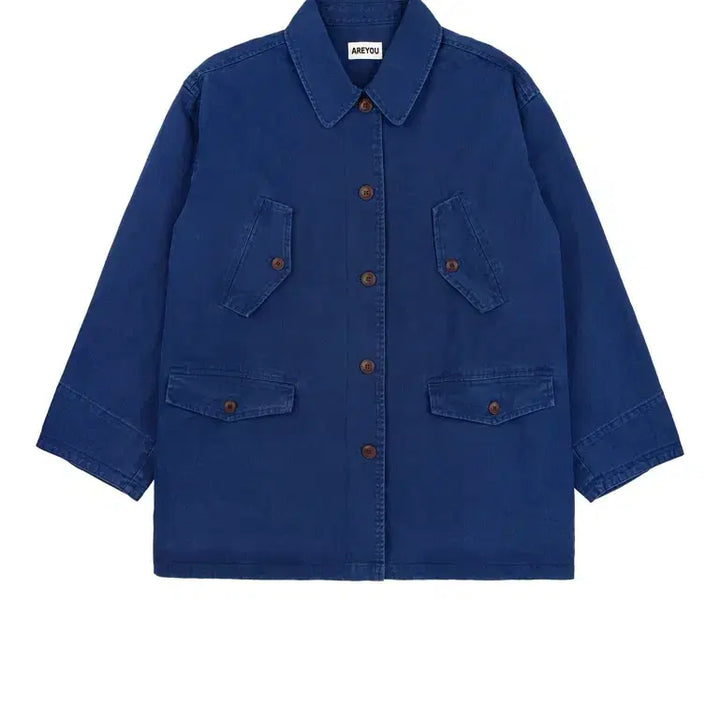 [BUNJANG] AREYOU Blue Work Jacket / (새상품) 아유 AREYOU 블루 워크 자켓