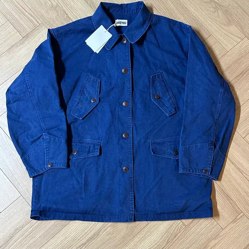 [BUNJANG] AREYOU Blue Work Jacket / (새상품) 아유 AREYOU 블루 워크 자켓
