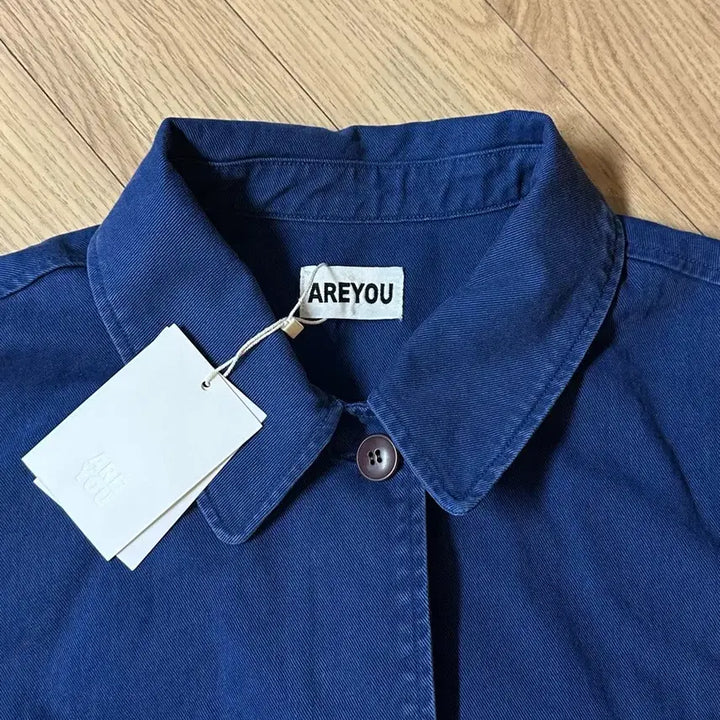 [BUNJANG] AREYOU Blue Work Jacket / (새상품) 아유 AREYOU 블루 워크 자켓