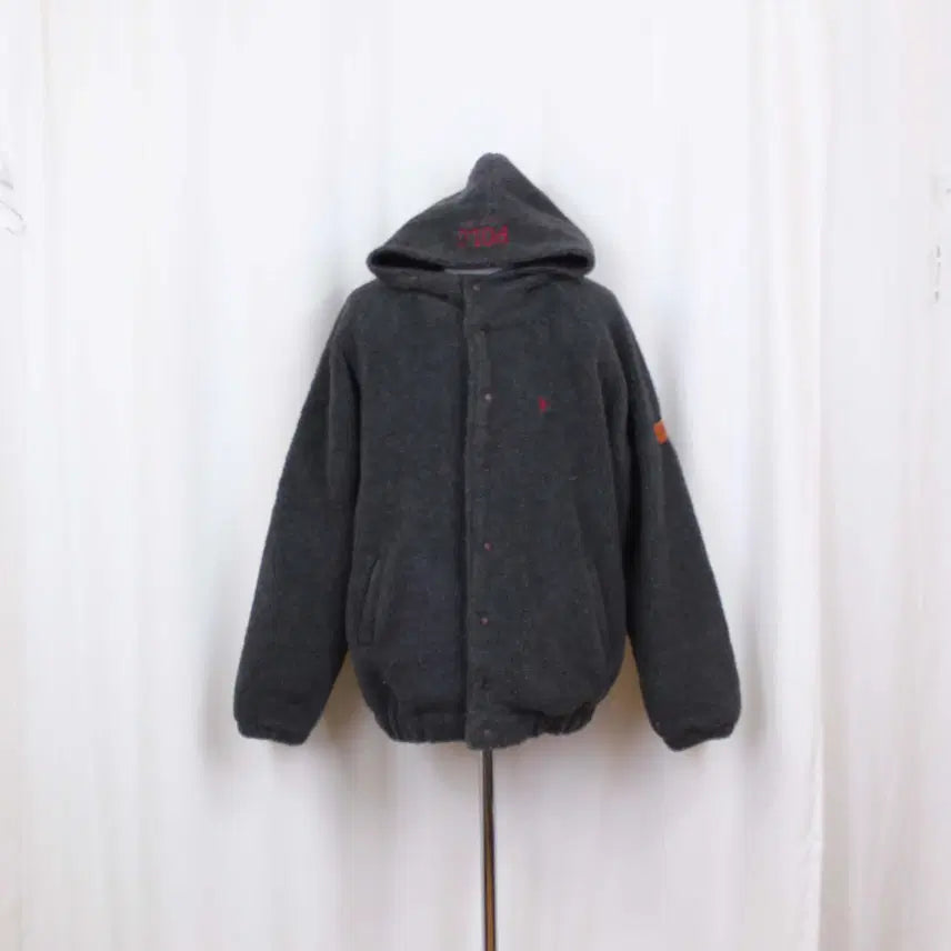 [BUNJANG] Polo Ralph Lauren Sherpa Hooded Jacket / 폴로 랄프로렌 남성 뽀글이 캐쥬얼 쉐르파 후드 점퍼 상상샵