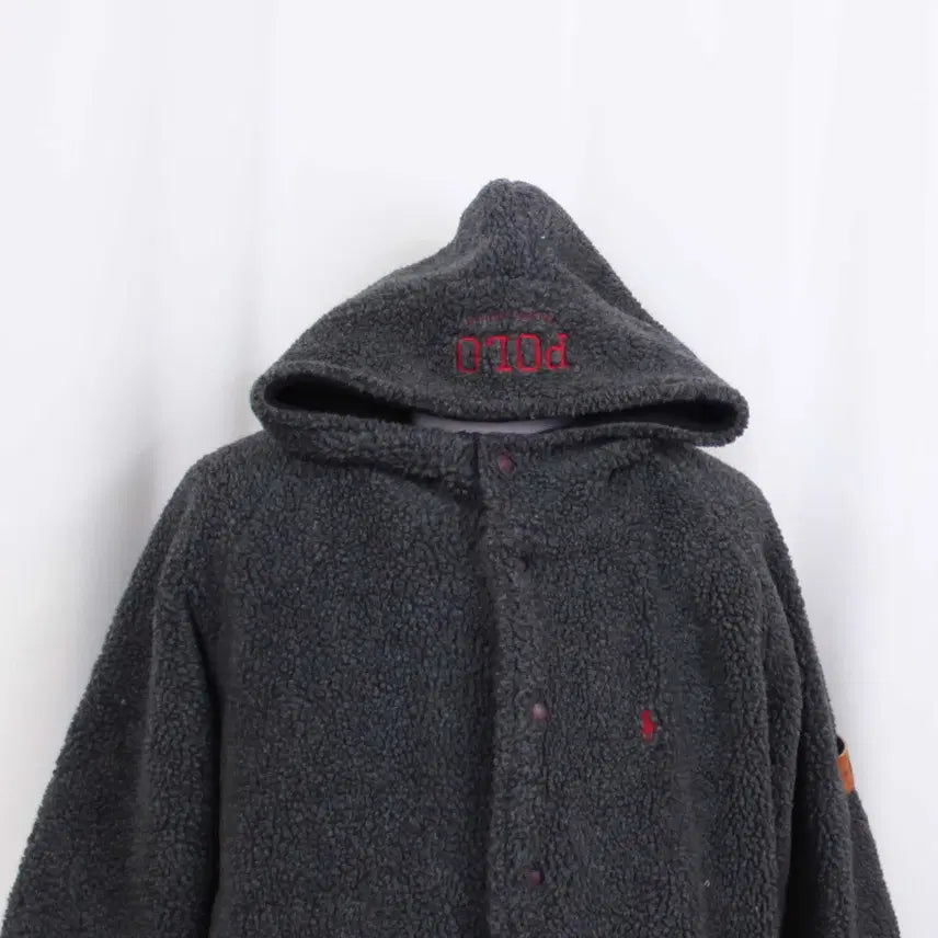 [BUNJANG] Polo Ralph Lauren Sherpa Hooded Jacket / 폴로 랄프로렌 남성 뽀글이 캐쥬얼 쉐르파 후드 점퍼 상상샵