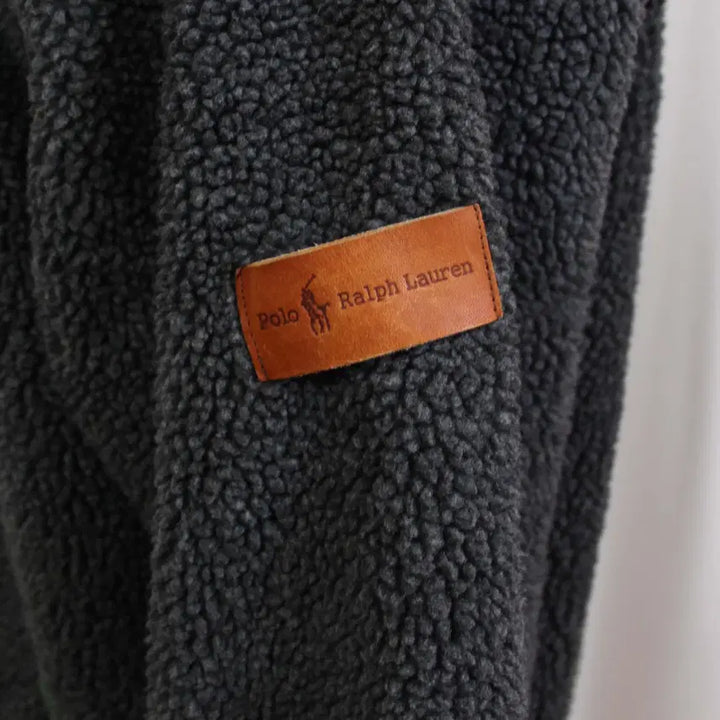 [BUNJANG] Polo Ralph Lauren Sherpa Hooded Jacket / 폴로 랄프로렌 남성 뽀글이 캐쥬얼 쉐르파 후드 점퍼 상상샵