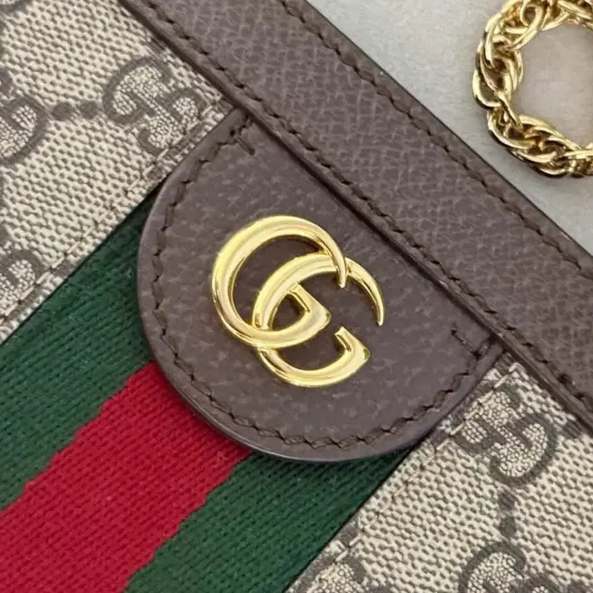 [BUNJANG] Gucci Ophidia GG Chain Mini Shoulder Bag / 구찌 오피디아 GG 체인 미니 숄더백