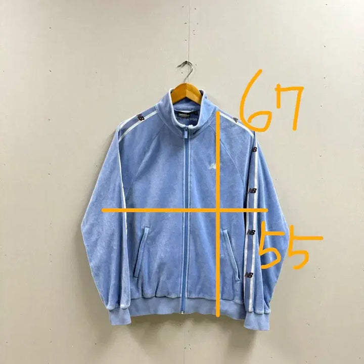 [BUNJANG] New Balance Velour Velvet Jersey Track Top / 공용 M / 뉴발란스 벨로아 벨벳 져지 집업 트랙탑