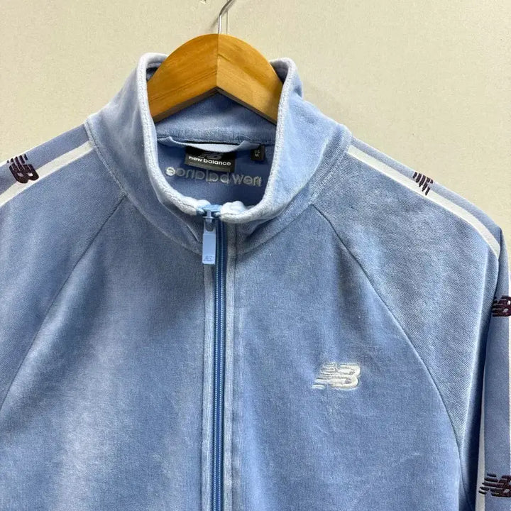 [BUNJANG] New Balance Velour Velvet Jersey Track Top / 공용 M / 뉴발란스 벨로아 벨벳 져지 집업 트랙탑