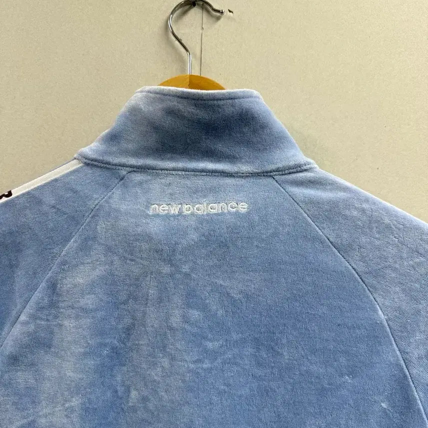 [BUNJANG] New Balance Velour Velvet Jersey Track Top / 공용 M / 뉴발란스 벨로아 벨벳 져지 집업 트랙탑