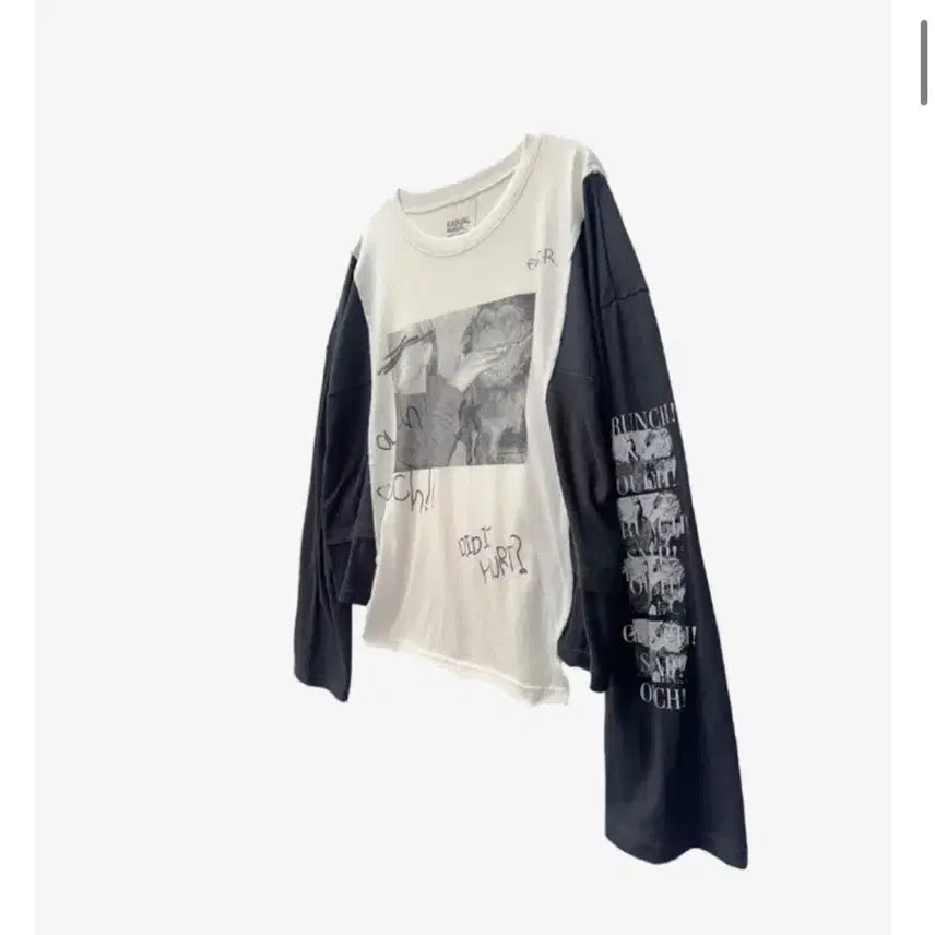 [BUNJANG] Casual Manual Oops T-shirt (Black) / 캐주얼 매뉴얼 웁스티셔츠 검정