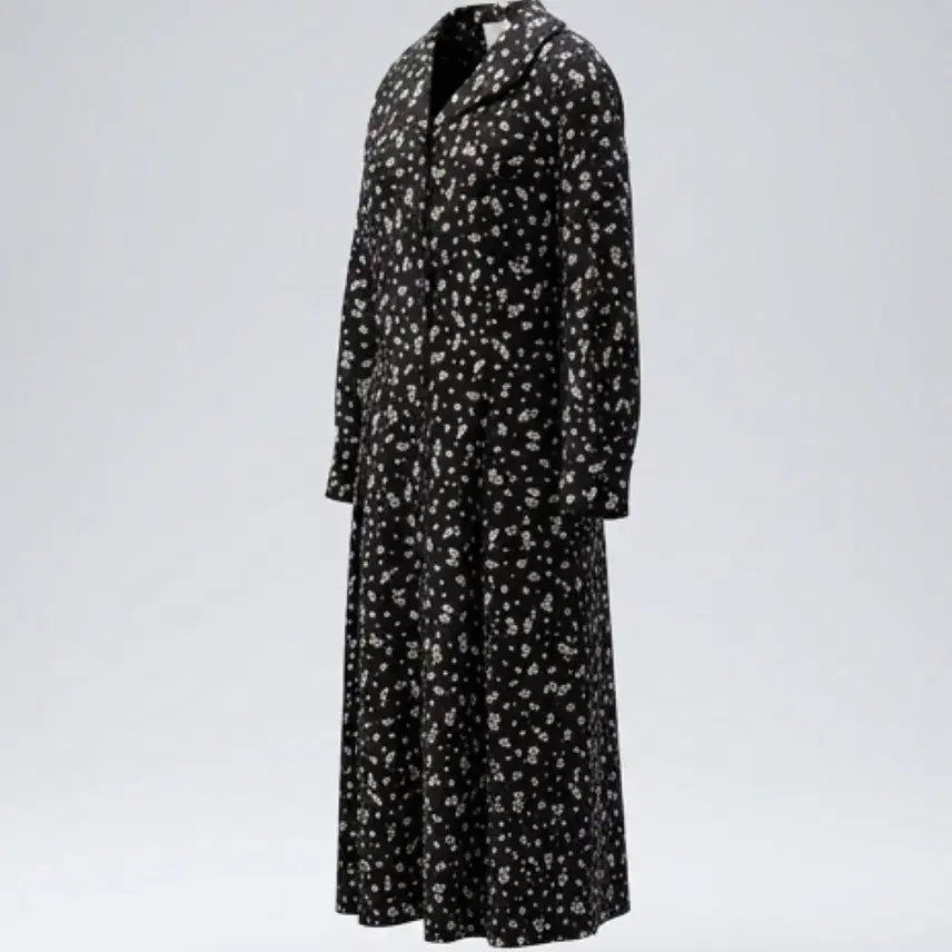 [BUNJANG] JS STUDIO Floral Pattern Shirt Dress / 여성66 / 지스튜디오 잔꽃패턴 셔츠원피스BK 12-7