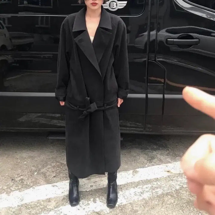 [BUNJANG] Aeongss Low Waist Trench Coat / 에옹쓰 로우웨이스트 트렌치 코트