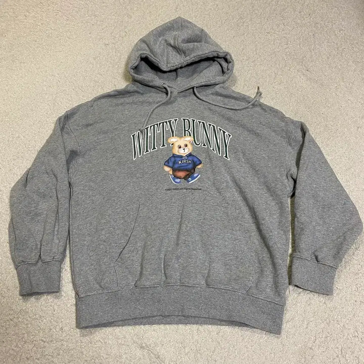 [BUNJANG] Kirsh Gray Hoodie Size 2 / 키르시 회색 후드티 2