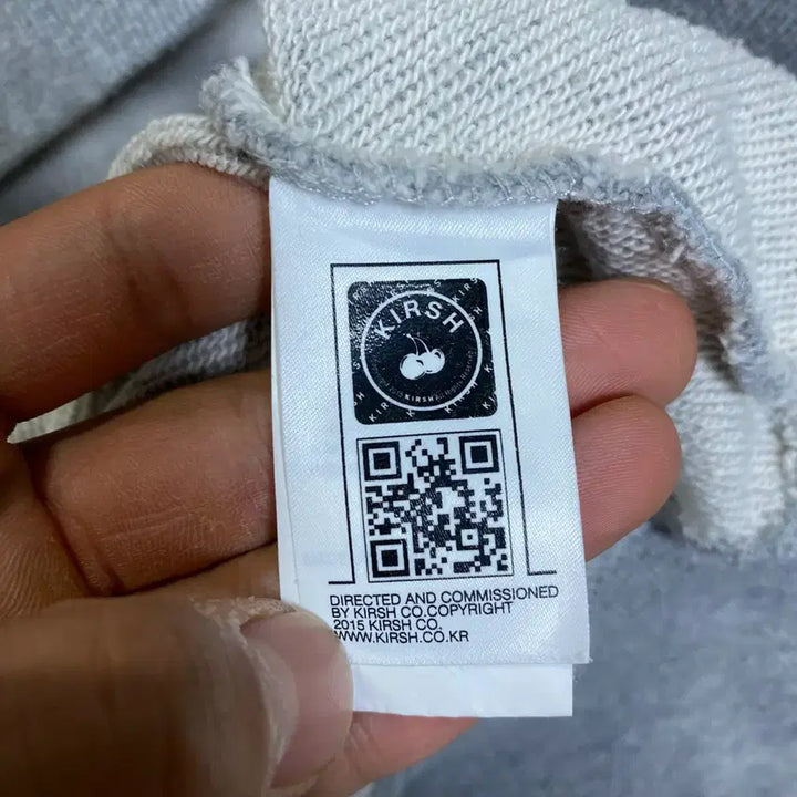 [BUNJANG] Kirsh Gray Hoodie Size 2 / 키르시 회색 후드티 2