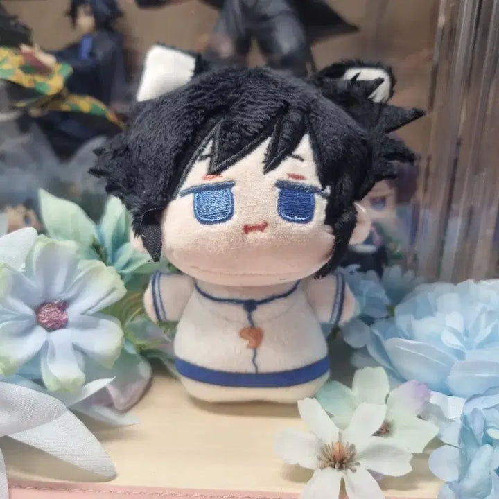 [BUNJANG] Demon Slayer Giyu Tomioka 10cm Plush Doll / [정가 4.0]귀멸의 칼날 토미오카 기유 솜인형 10cm 비공굿 인형