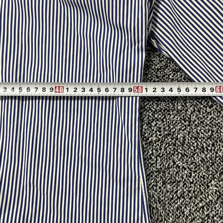 [BUNJANG] Polo Ralph Lauren Striped Custom Fit Shirt / 빈티지9. 폴로랄프로렌 폴로셔츠 커스텀핏 스트라이프 줄무늬 셔츠 블루